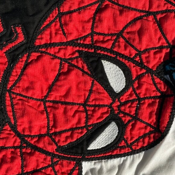 Preowned: Pottery Barn Kids Marvel Avengers Quilt (Full)/Sham/Spiderman Eurosham - Picture 5 of 11